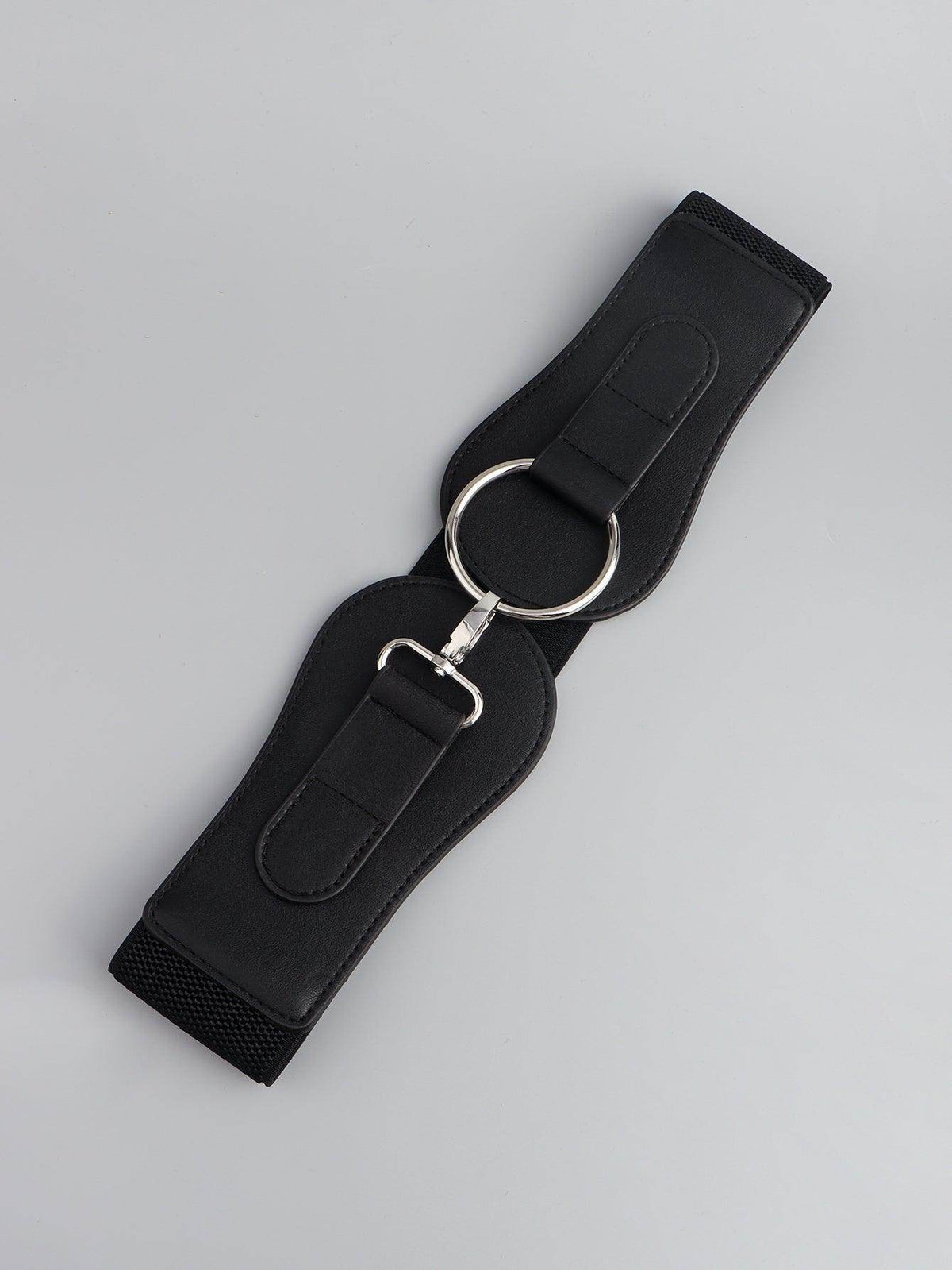 PU Elastic Wide Belt for Comfortable Fashion Fit