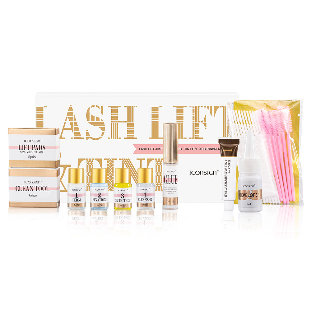 ICONSIGN Lash &amp; Brow Tint Kit - Lash Lift, Perm, and Brow Lamination Set