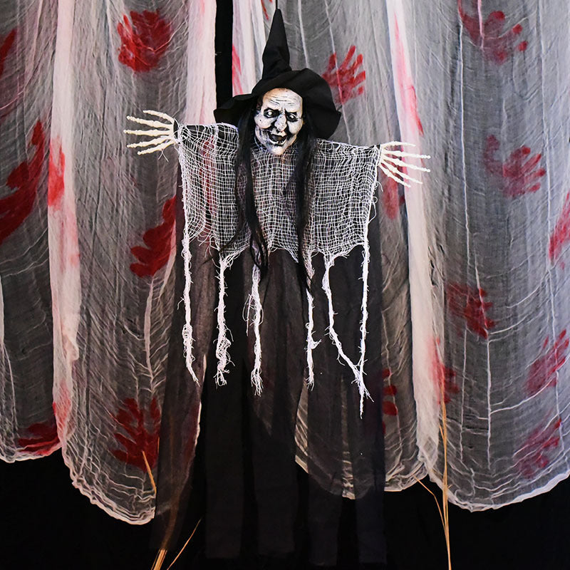Halloween Witch Hanging Ghost Decoration Scene Decoration Props
