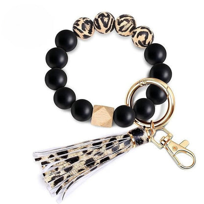 PU Tassel Keychain Women&