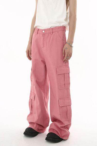 Wide Leg Cargo Jeans for Stylish Comfort and Fit
