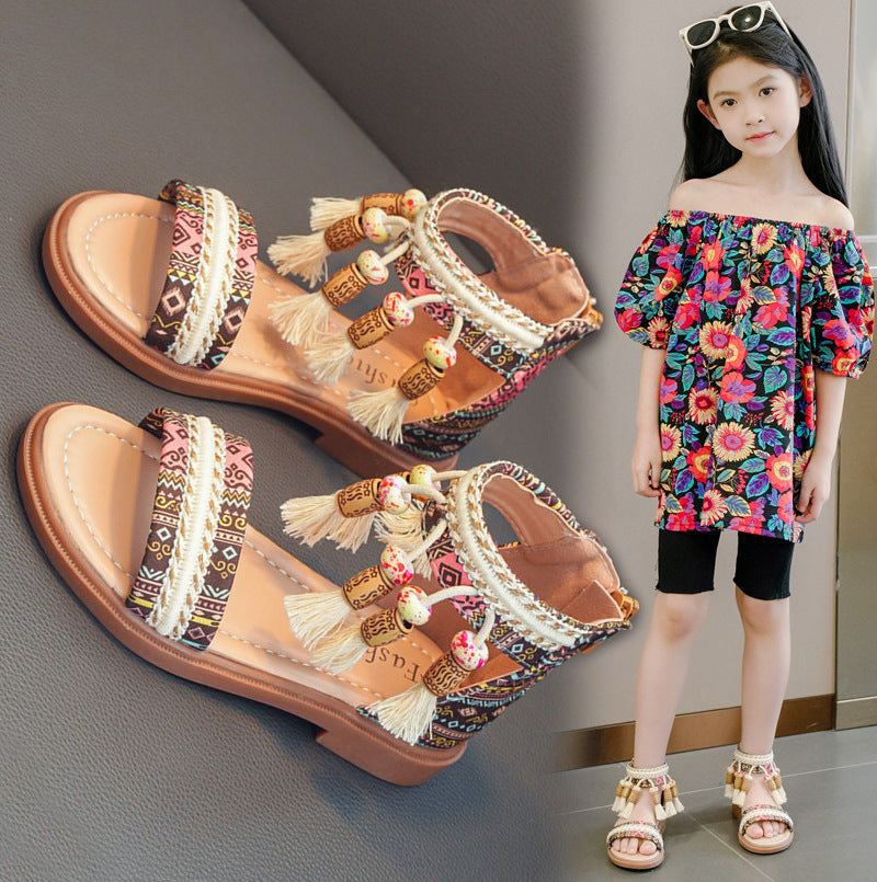 Summer Ethnic Style Retro Children&