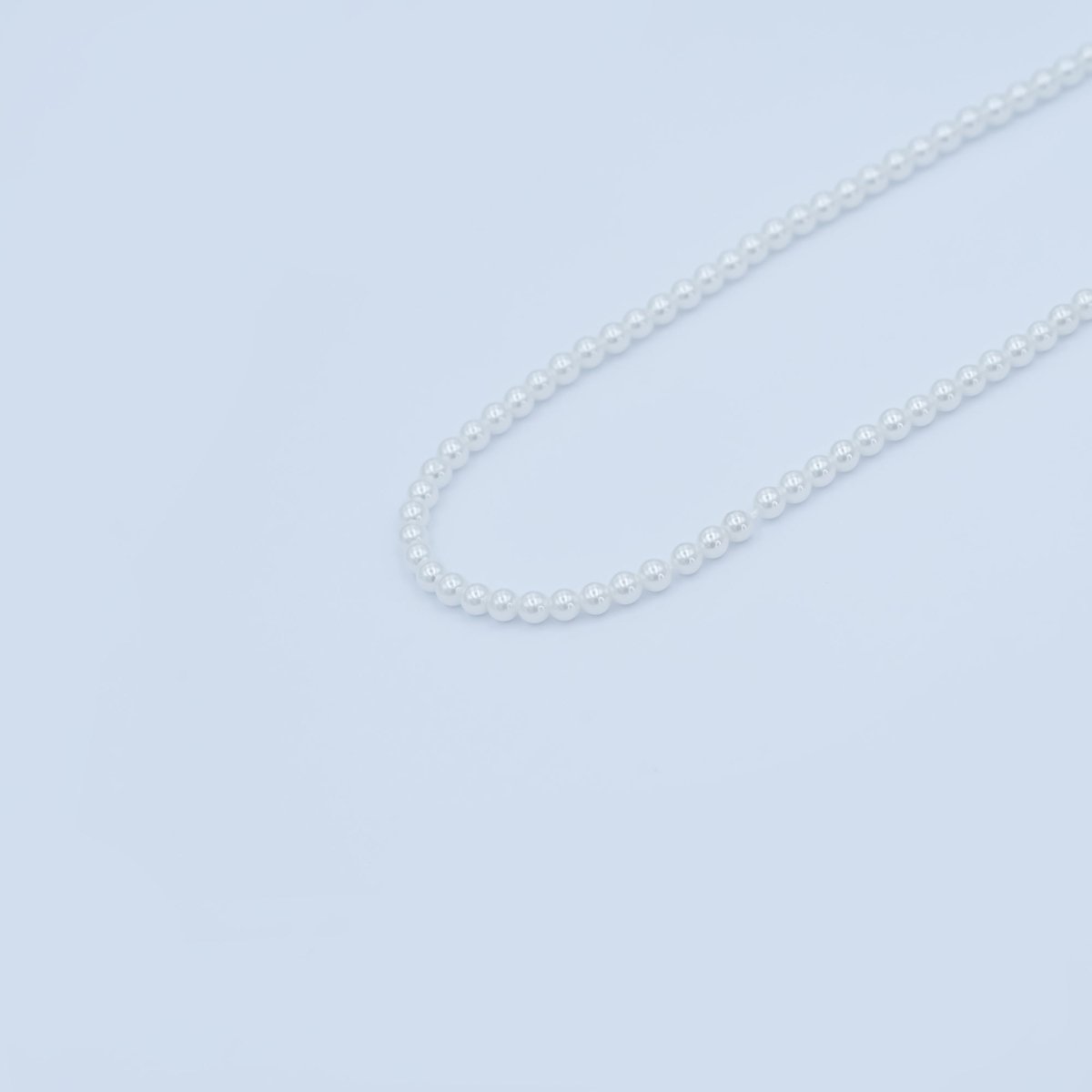 3mm Round White, Purple, Pink Shell Pearl Strand | WA-2986 ~ WA-3010