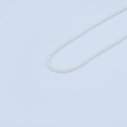 3mm Round White, Purple, Pink Shell Pearl Strand | WA-2986 ~ WA-3010