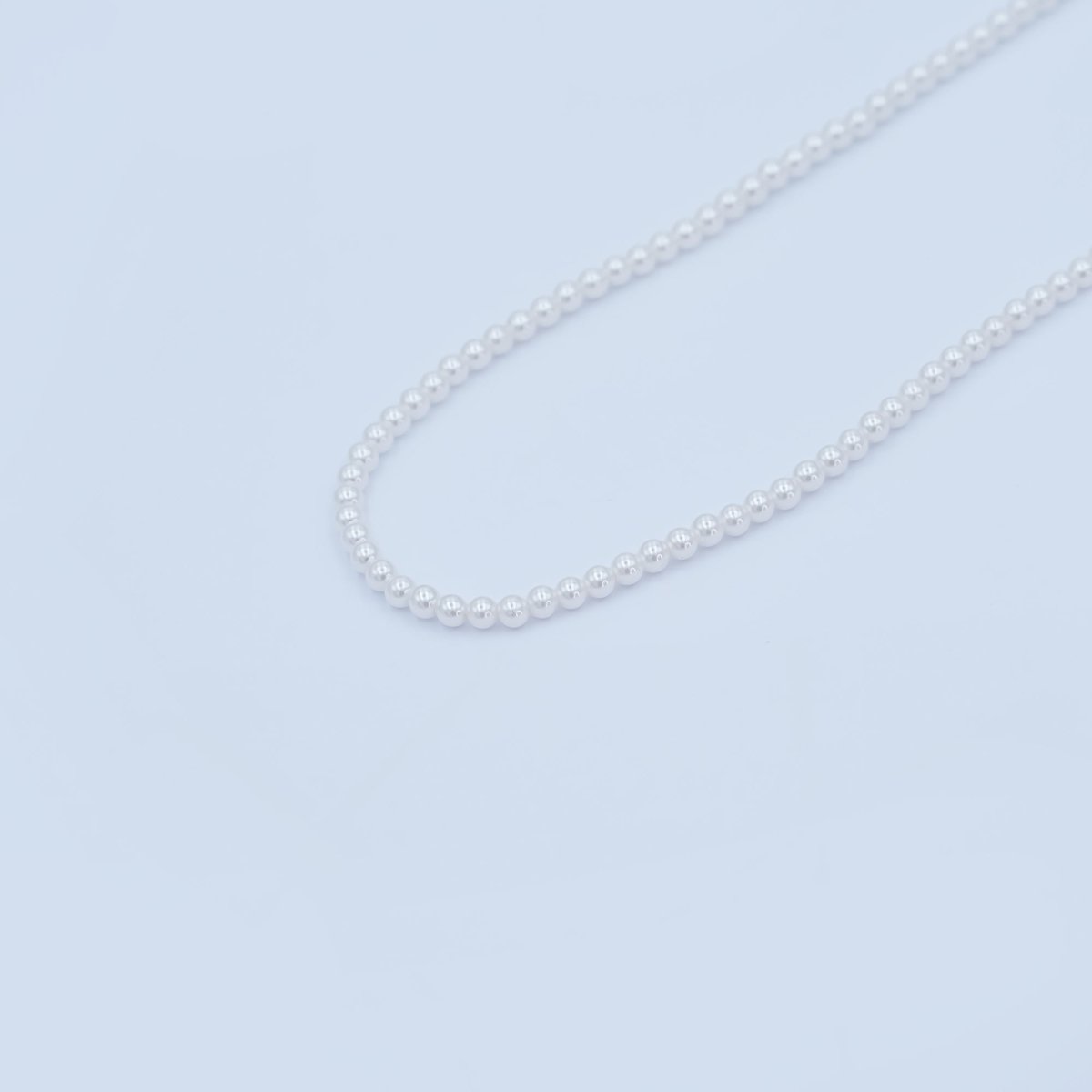 3mm Round White, Purple, Pink Shell Pearl Strand | WA-2986 ~ WA-3010