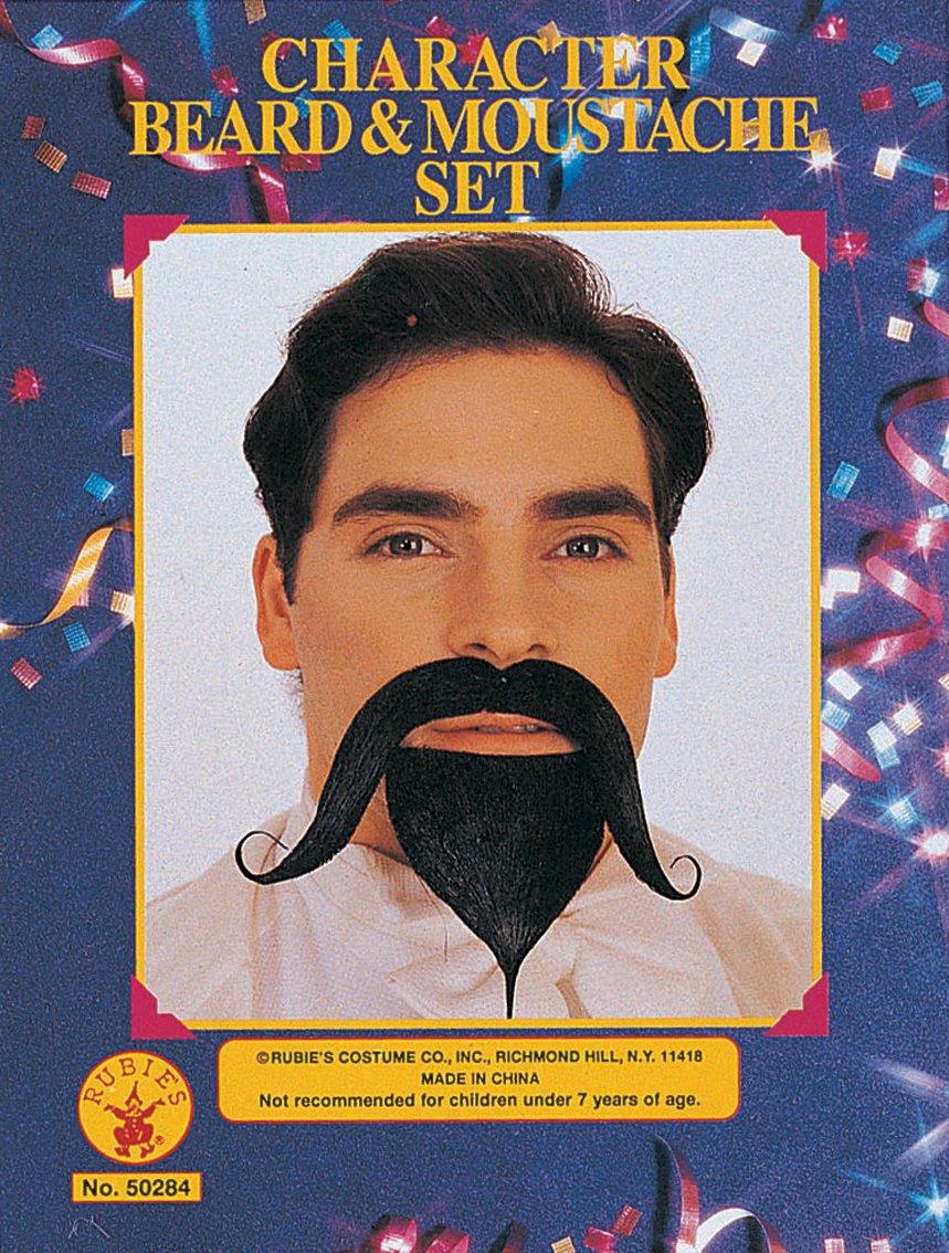 Character Handlebar Mustache &amp; Beard Set
