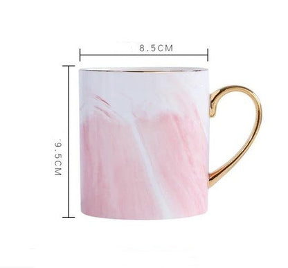 Marble Patterned Ceramic Cup