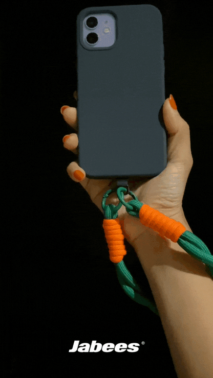 Jabees Colorful Nylon Wrist Strap + Phone Strap Adapter