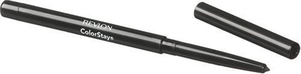 Revlon ColorStay Pencil Waterproof Eyeliner, Smudge-Proof, Eye Makeup with Built-In Sharpener, Long-Lasting, Matte Finish, 201 Black, 2 pack