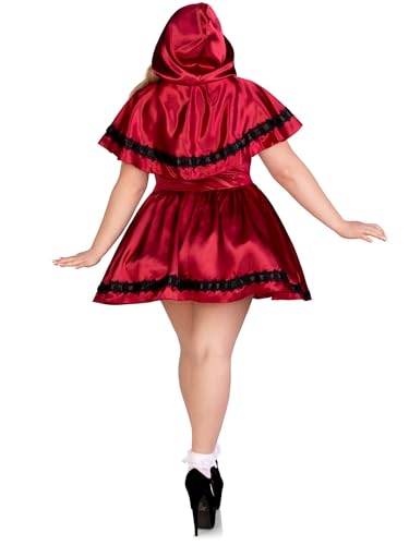 Gothic Red Riding Hood Costume - Women&