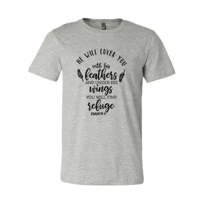 DT0120 He Will Cover You With His Wings Shirt