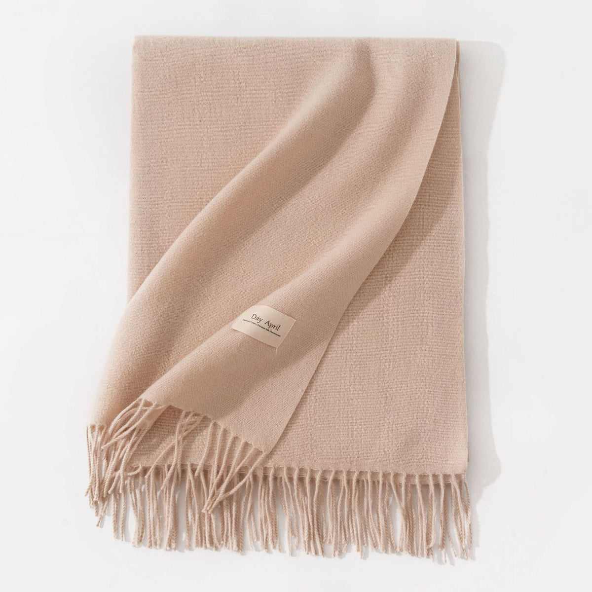 Pure Color Artificial Cashmere Scarf Women&