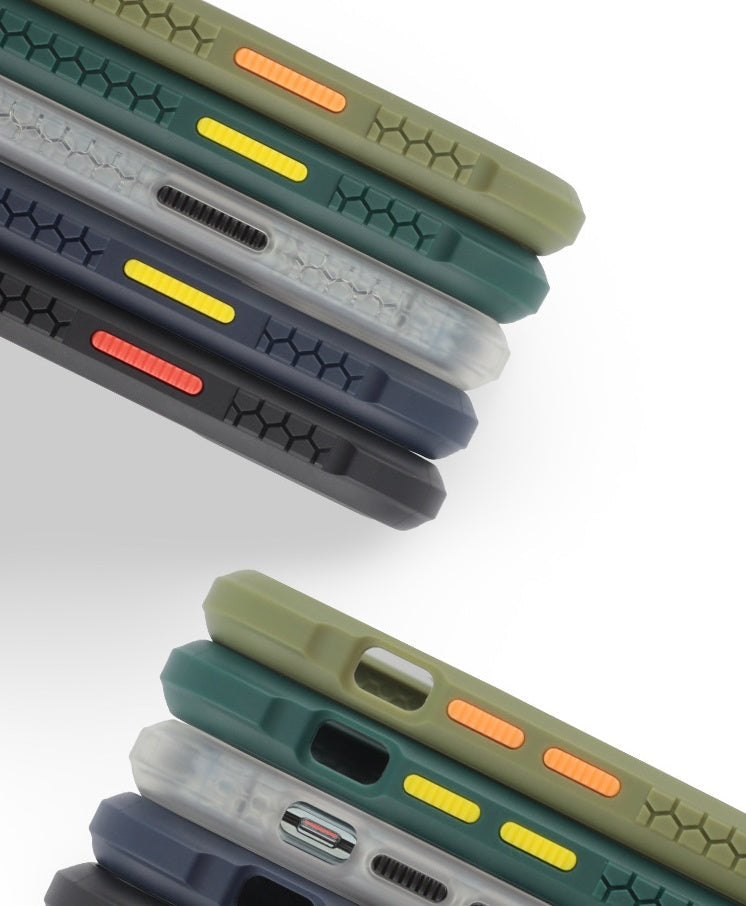 Contrasting color phone case