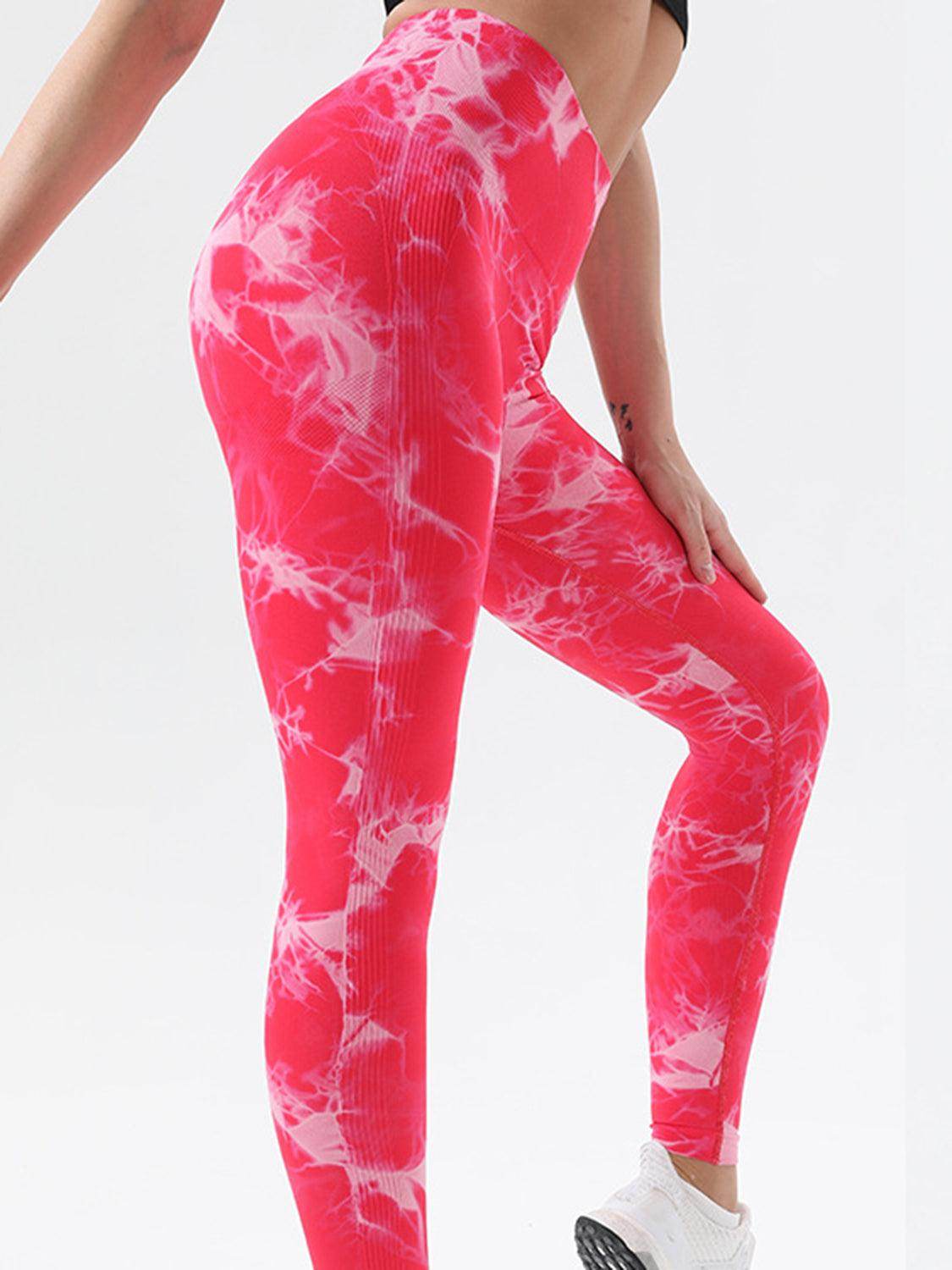 Tie-Dye High Waist Active Leggings for Comfort and Style
