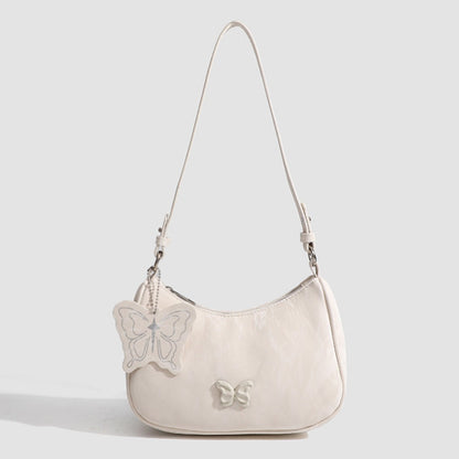 Simple Underarm Bag Women, Fashion Bow Small Square Bag Versatile Shoulder Crossbody Bag