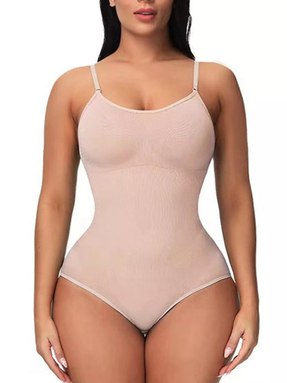 Full Size Seamless Scoop Neck Shaping Bodysuit Plus Size