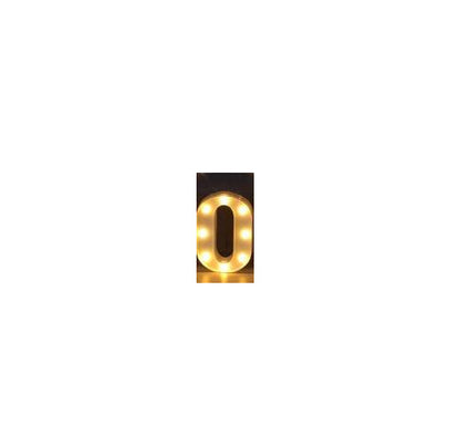 Luminous LED Letter Number Night Light English Alphabet Number Battery Lamp Romantic Wedding Christmas Party Decoration