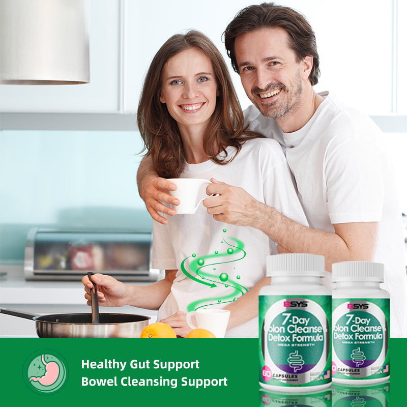 BSYS 7 Day Colon Cleanse &amp; Detox Formula 60&