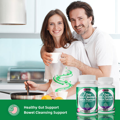 BSYS 7 Day Colon Cleanse &amp; Detox Formula 60&