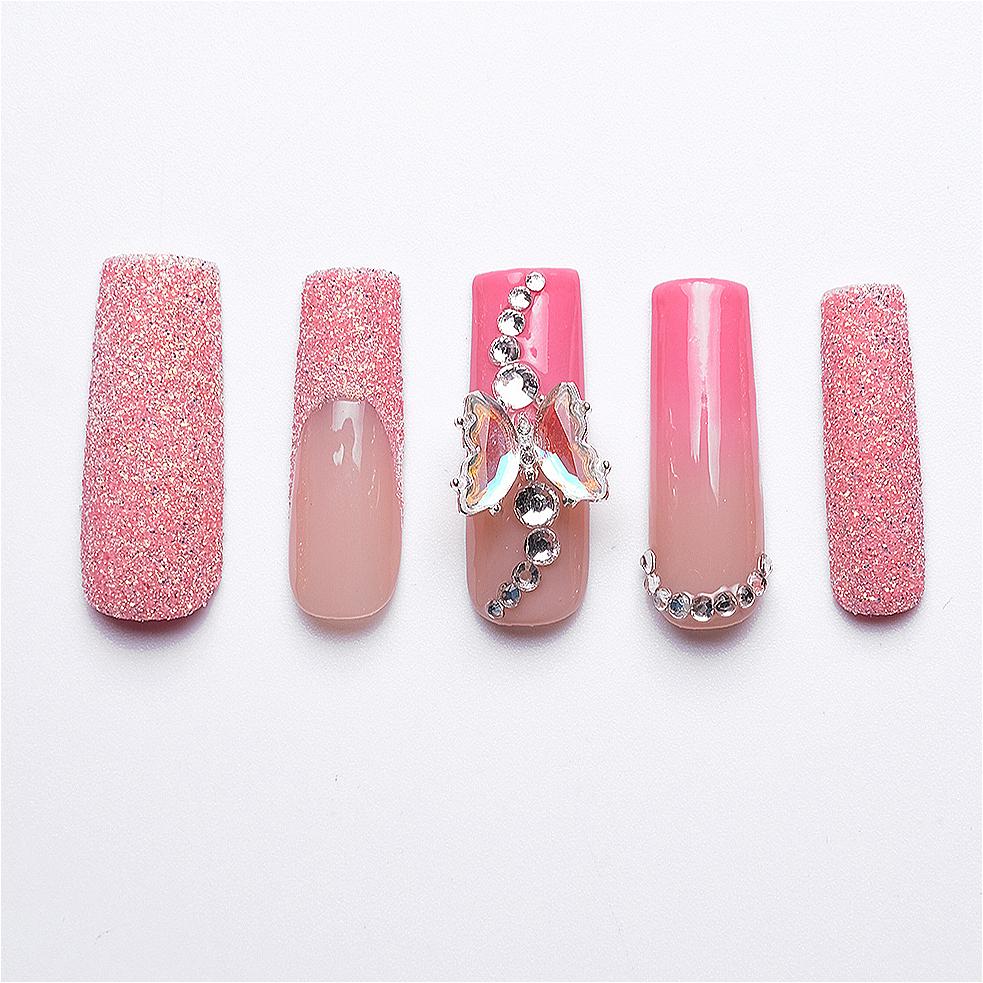 1067 Handmade Nail Wear Nail Art Reusable Press on Nails False Nails