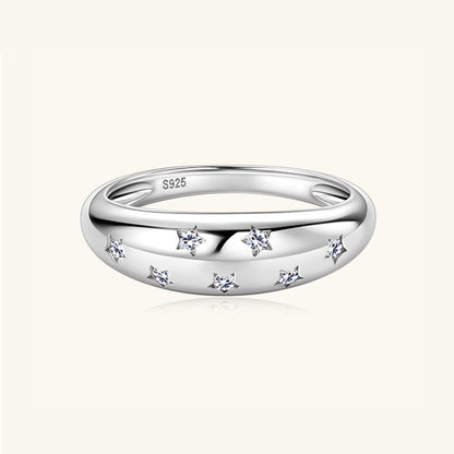 Delicate Moissanite Star Ring for Women