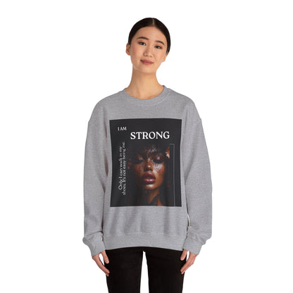 “I Am STRONG” Heavy Blend™ Crewneck