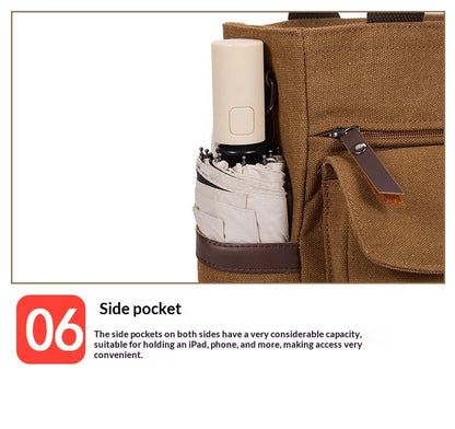 Mens Large-capacity Casual Single-shoulder Crossbody Bag