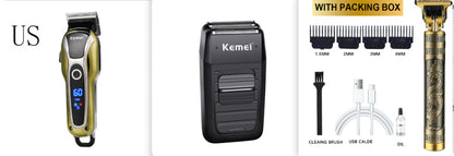 Professional Hair Clipper Rechargeable Electric Beard Trimmer