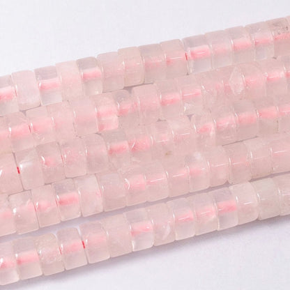 4.4mm Rondelle Natural Gemstone Heishi Bead Strand Findings | WA-2685 ~ WA-2713
