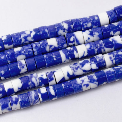 4.4mm Rondelle Natural Gemstone Heishi Bead Strand Findings | WA-2685 ~ WA-2713