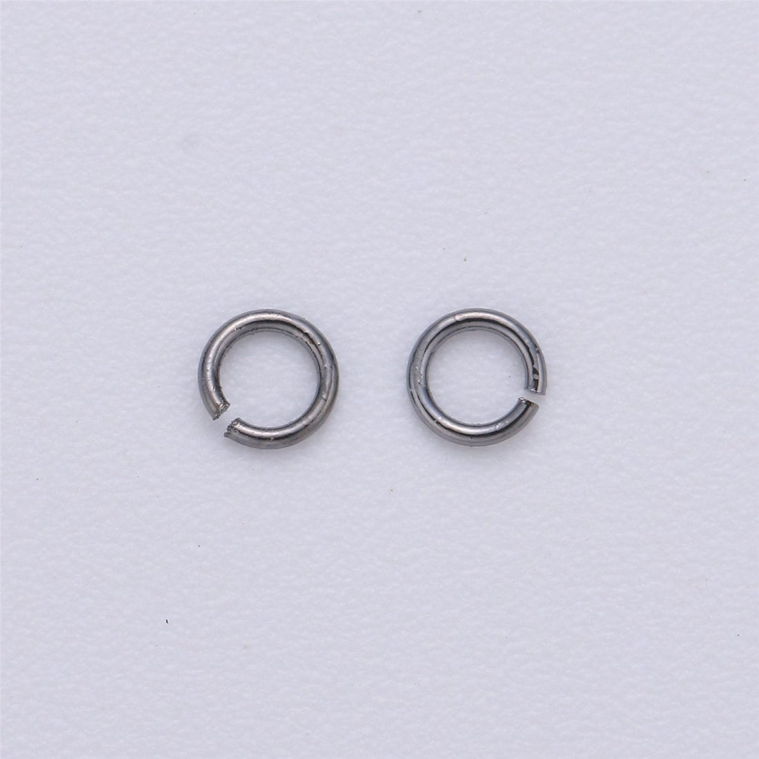 450 Pcs Silver Plated, Gold Plated, Gun Metal, Rose Gold Dainty O Shaped Jump Rings 3mm Open Jump Ring 24 gauge 0.50mm for Supply