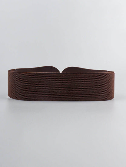 PU Elastic Wide Belt for Comfortable Fashion Fit