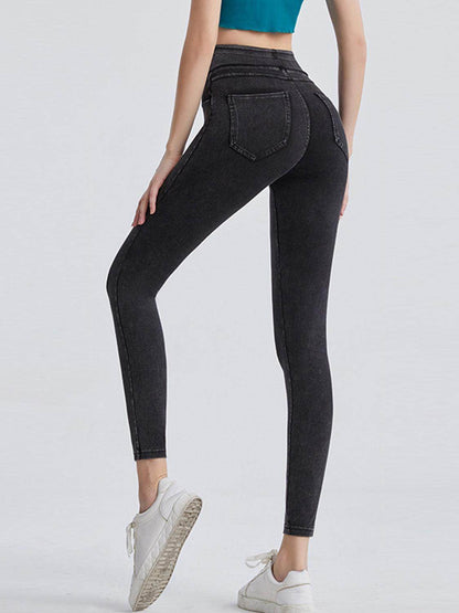 Wide Waistband Sports Leggings for Ultimate Comfort Fit