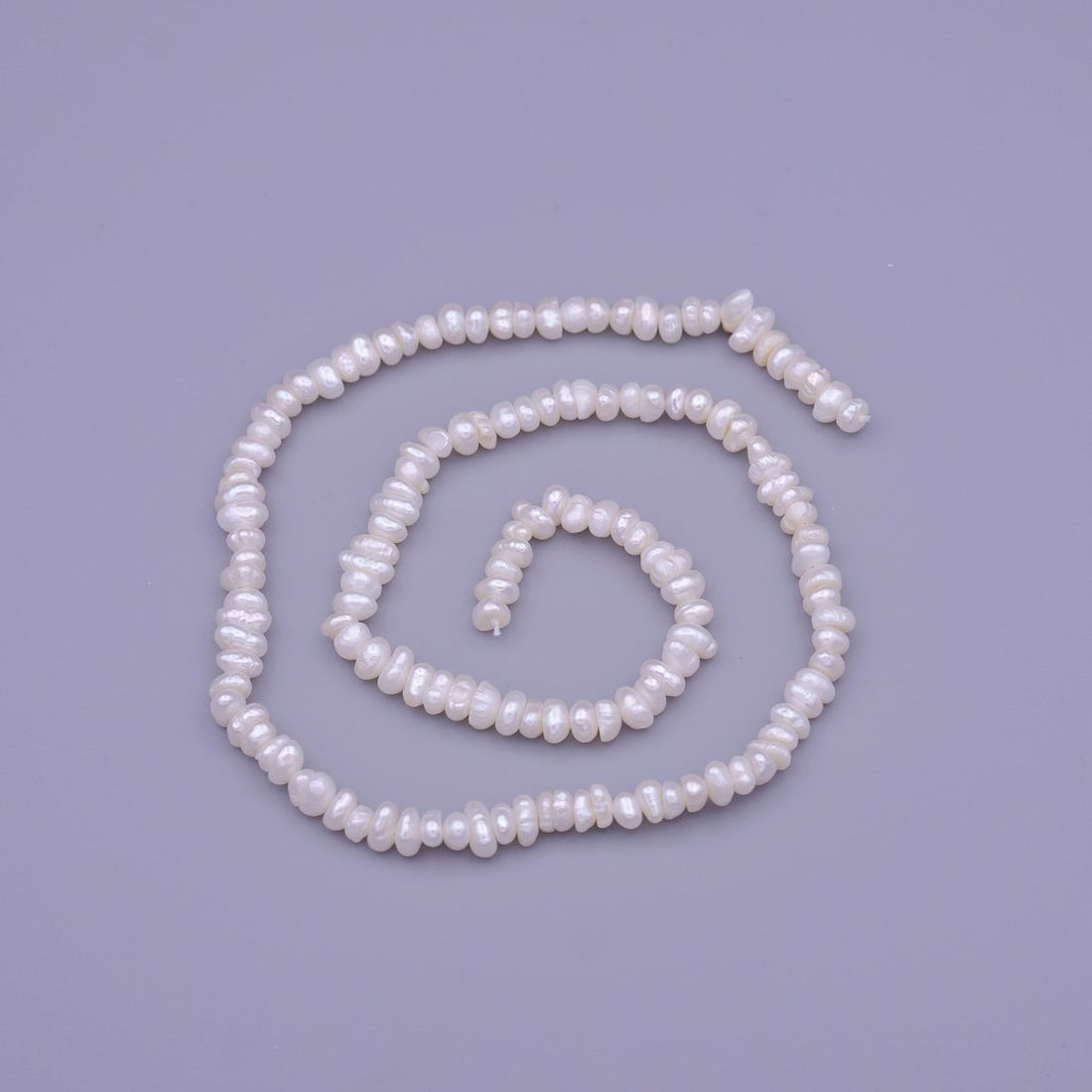4.5mm AAA Natural Freshwater Pearl Seed Beads 144pcs Full Strand | WA-1321 Clearance Pricing