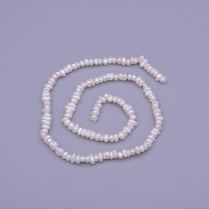 4.5mm AAA Natural Freshwater Pearl Seed Beads 144pcs Full Strand | WA-1321 Clearance Pricing