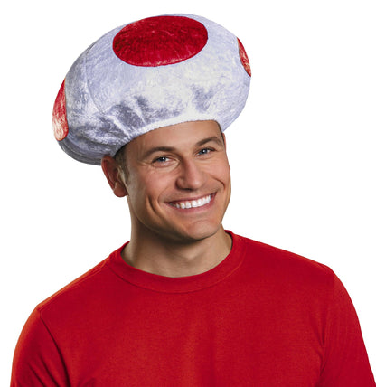 Toad Mushroom Super Mario Hat Funny Costume Accessory
