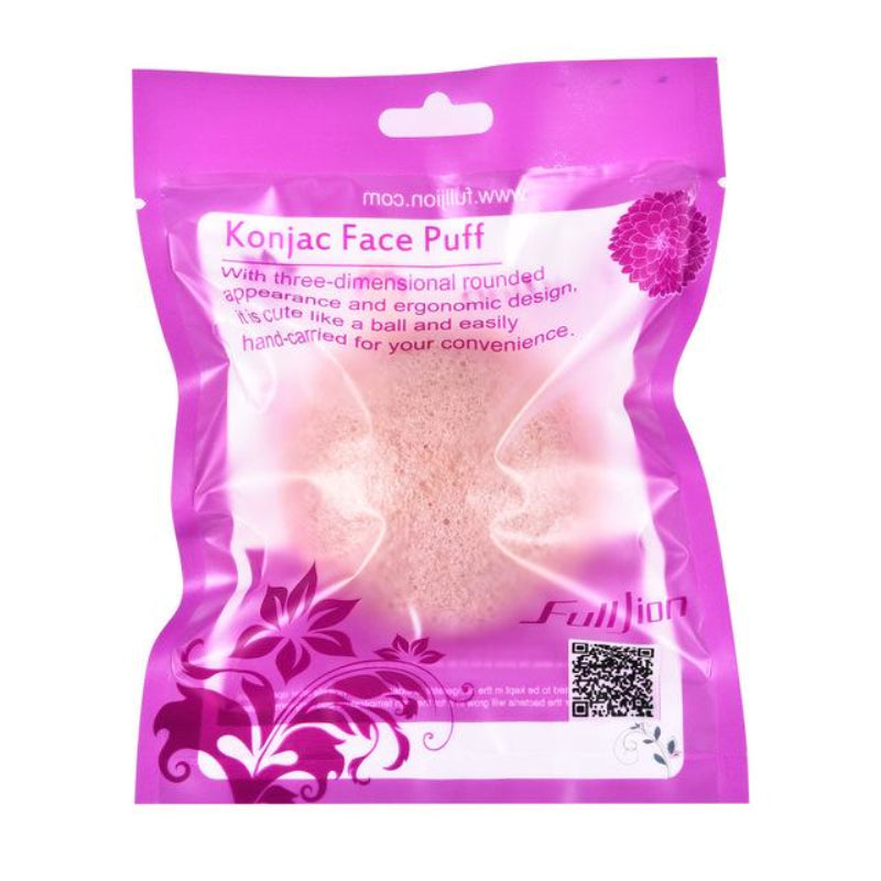 Konjac Sponge For Washing Face Round Konjac Konnyaku Sponge Facial Cleansing Exfoliator Bathing Puff Face Wash Puff