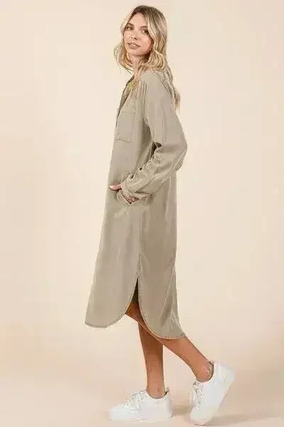 Classic Button Down Shirt Dress – Timeless &amp; Versatile | Femstylo