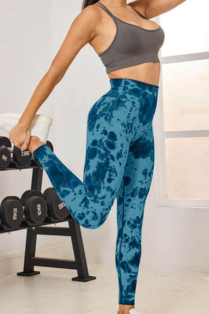 Tie-Dye High Waist Active Leggings for Comfortable Fitness
