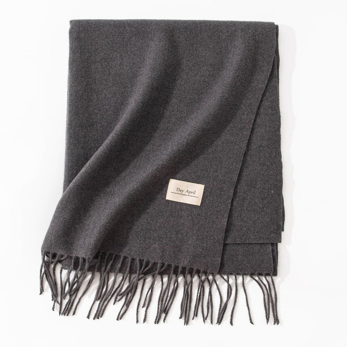 Pure Color Artificial Cashmere Scarf Women&