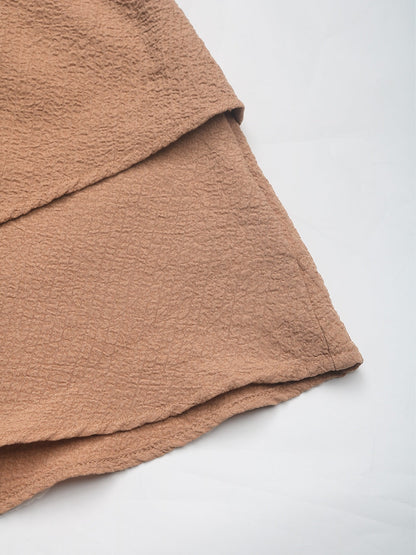 Perfee Tied Layered Shorts