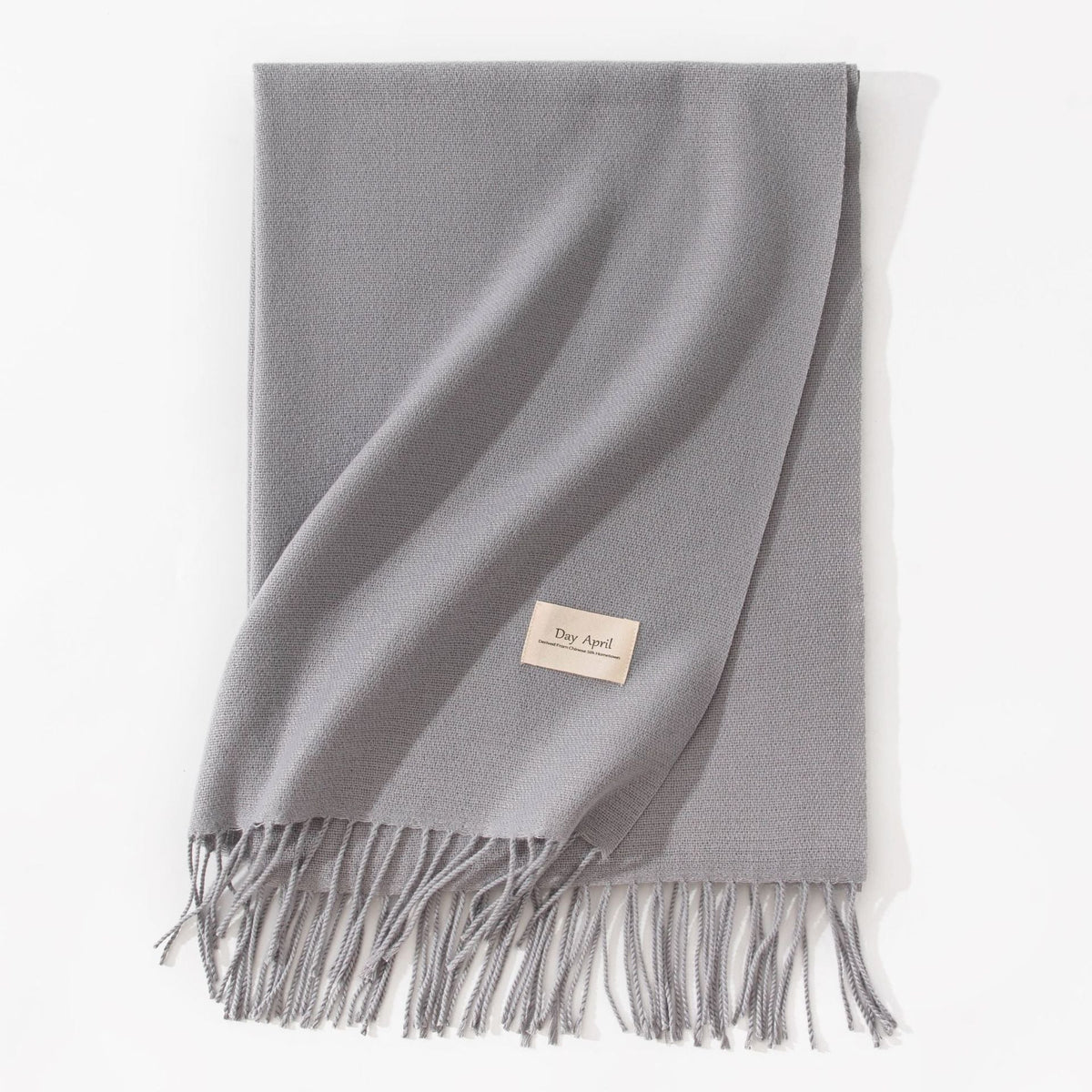 Pure Color Artificial Cashmere Scarf Women&