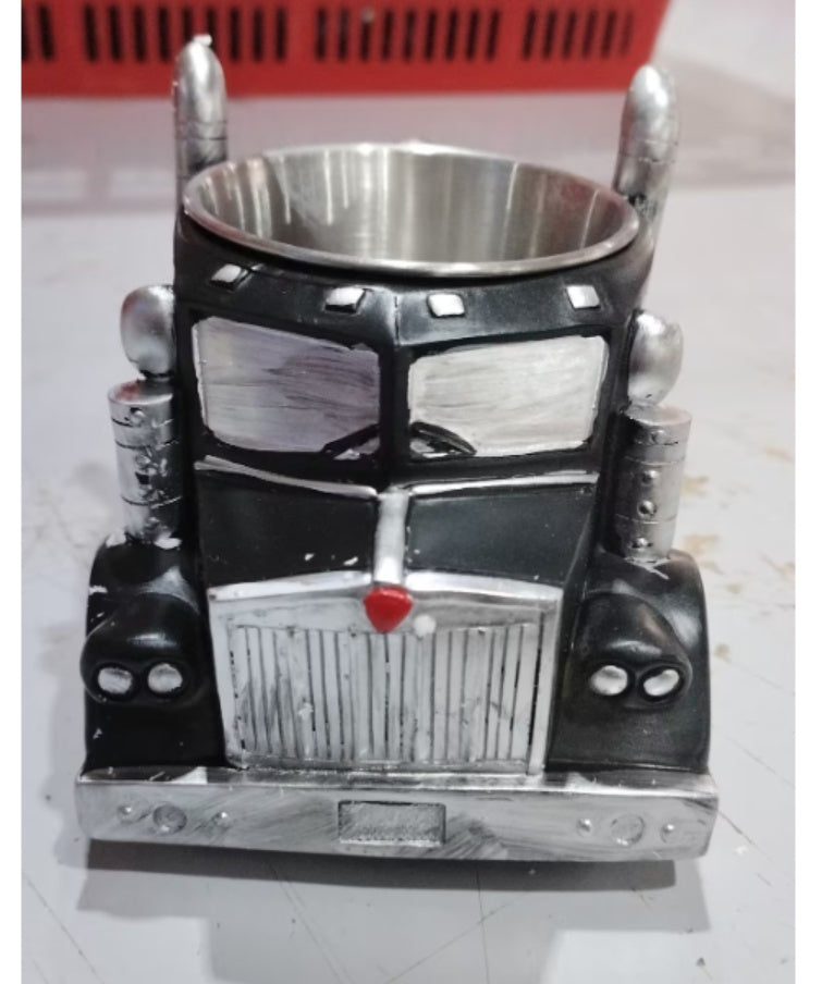 Durable Truck Coffee Mug Semi Truck Handcrafted Coffee Cup Semi-trailer Shaped Semi-Truck Coffee Mugs For Family
