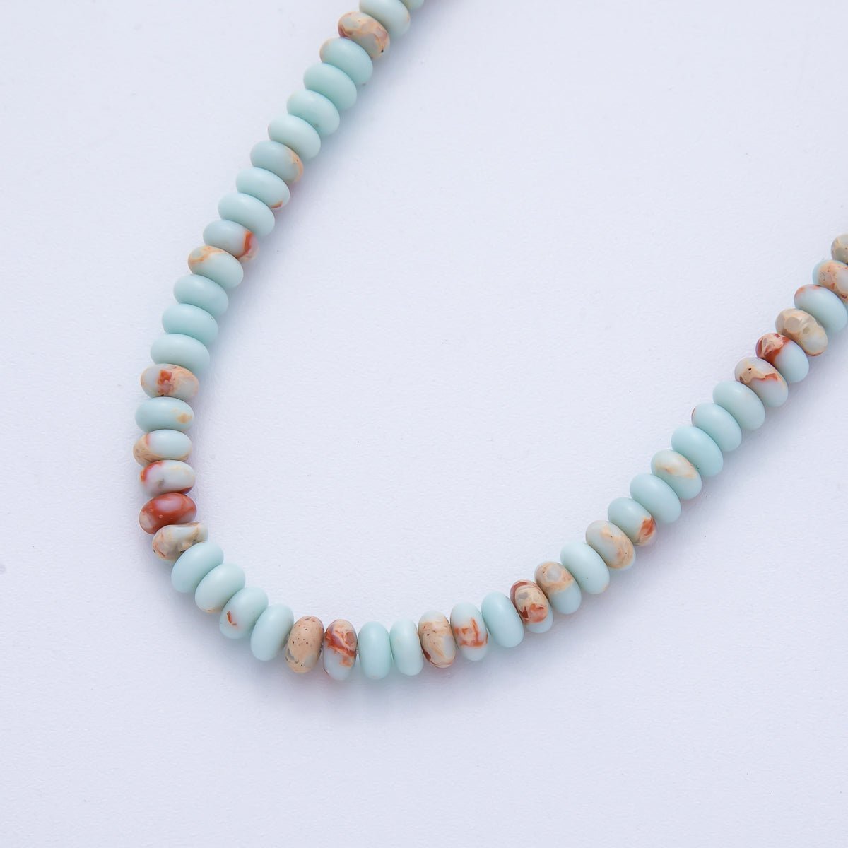 4.8mm x 2.5mm Rondelle Natural Gemstone Strand Finding | WA-04176 ~ WA-04185