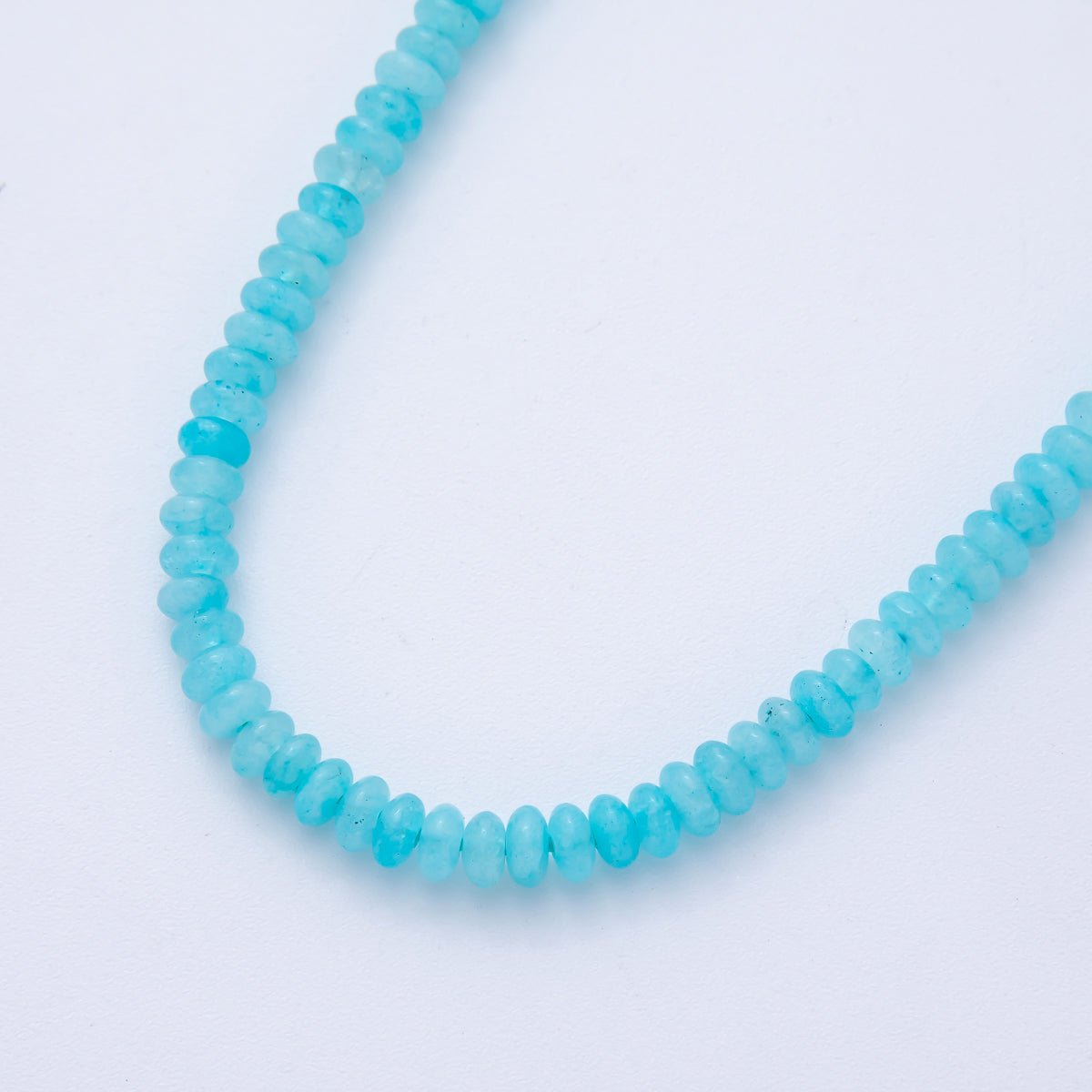 4.8mm x 2.5mm Rondelle Natural Gemstone Strand Finding | WA-04176 ~ WA-04185