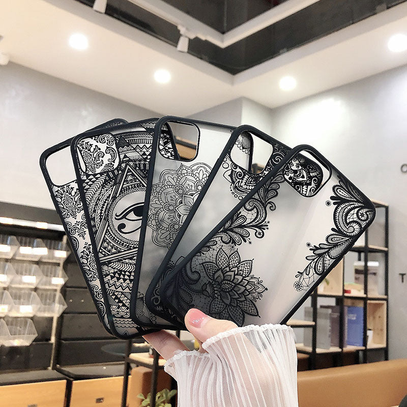 Apple Acrylic Soft Matte Protective Phone Case