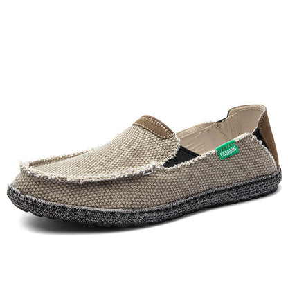Retro Slip-On Old Beijing Cloth Casual Shoes for Men