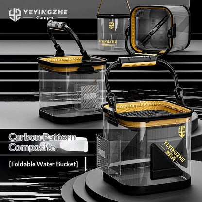 Thickened Transparent Fishing And Water-drawing Bucket