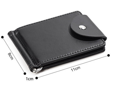 PU Leather Wallet Short Fashion Men&