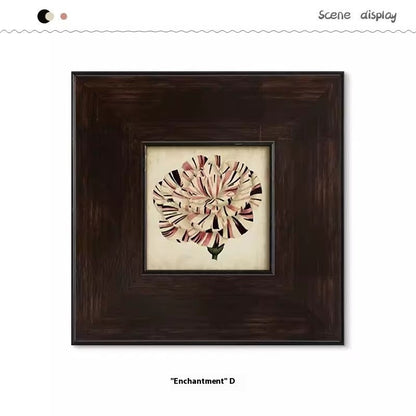 Silent Style Middle-ancient Art Decorative Painting Living Room Wall Painting Restaurant Wallpaper Bedroom Bedside Painting
